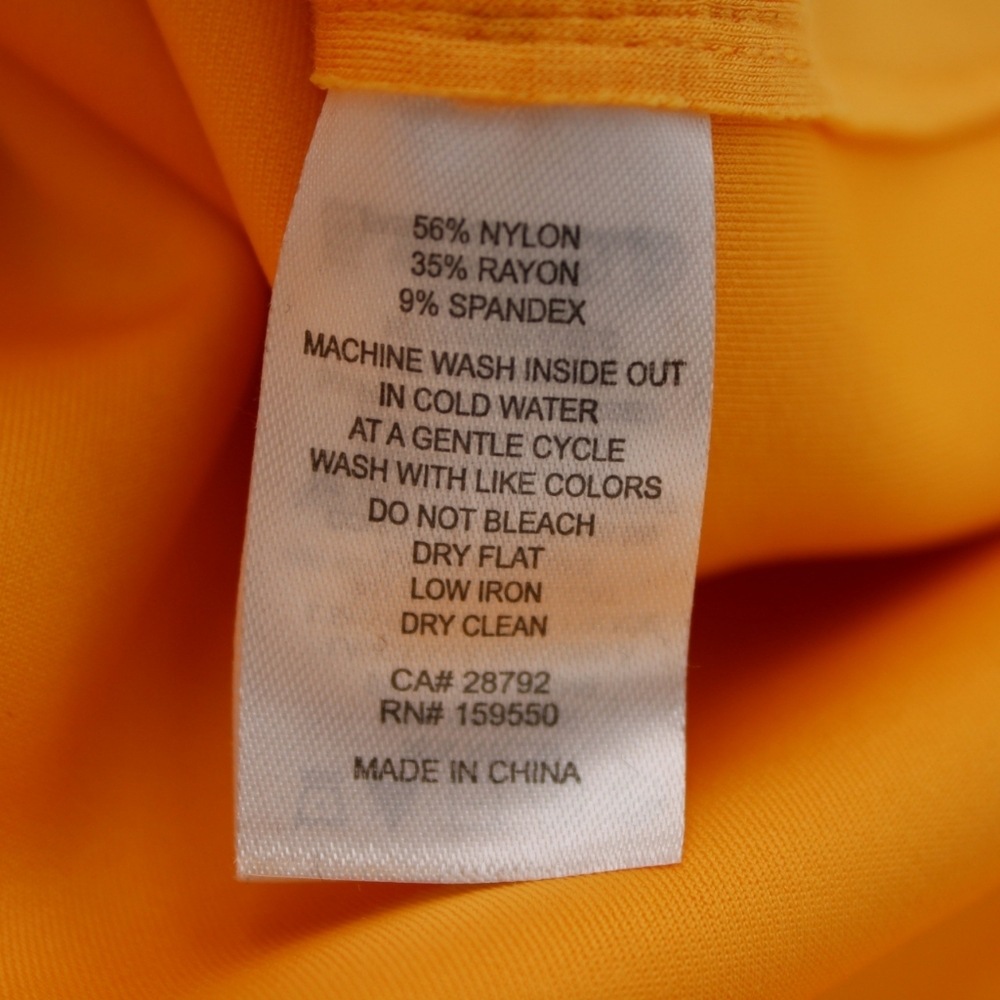 Carolina Belle Montreal Yellow Longline Duster M Snap Front - Picture 9 of 11